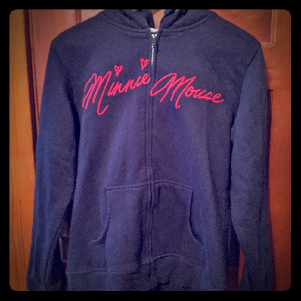Authentic Minnie Mouse Zip Up Hoodie